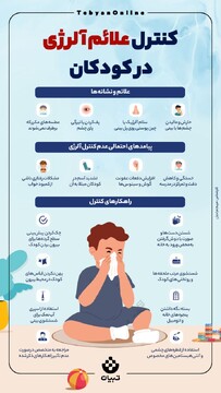 کنترل علائم آلرژی  در کودکان