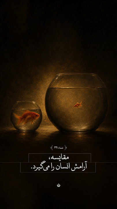 مقایسه، آرامش انسان را می‌گیرد