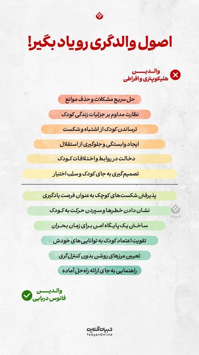 اصول والدگری رو یاد بگیر!