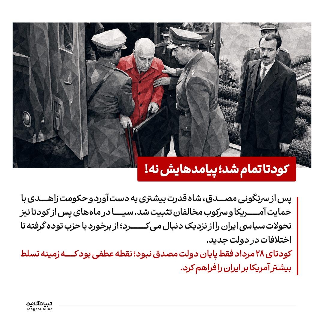 CIA؛ بازی‌گردان اصلی کودتای ۲۸ مرداد