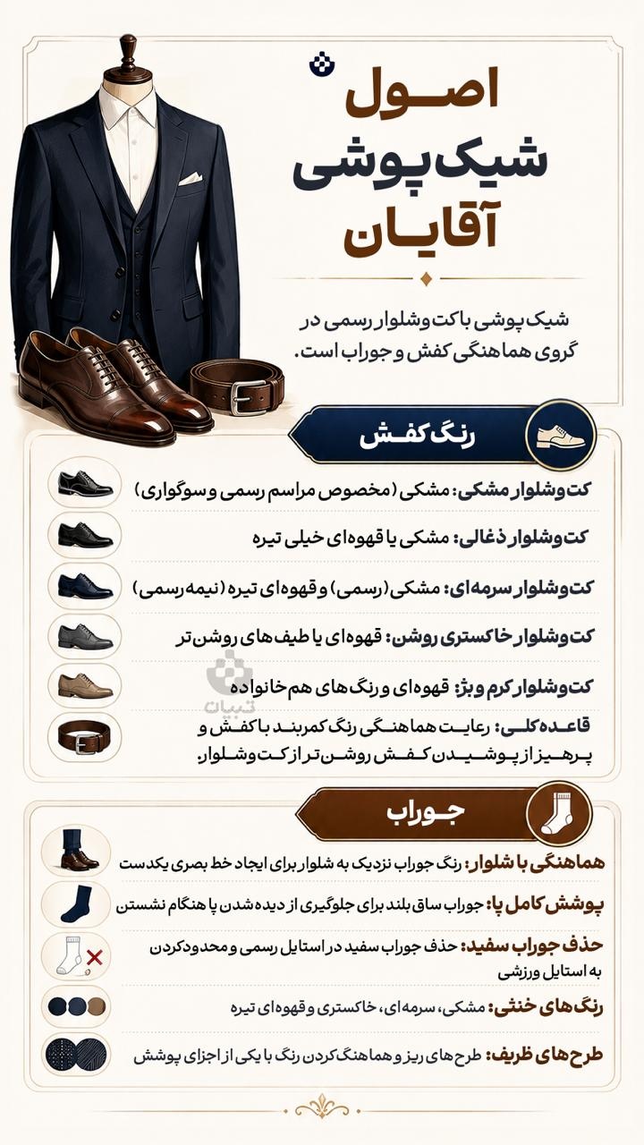 اصول شیک پوشی آقایان
