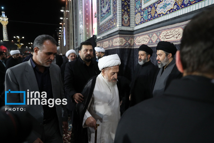 مراسم «آقای شهید ایران» در حرم مطهر رضوی