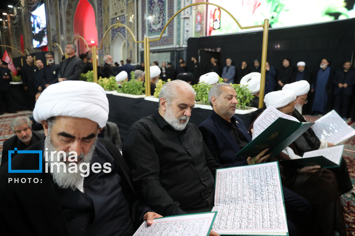مراسم «آقای شهید ایران» در حرم مطهر رضوی