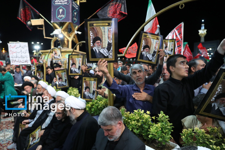 مراسم «آقای شهید ایران» در حرم مطهر رضوی