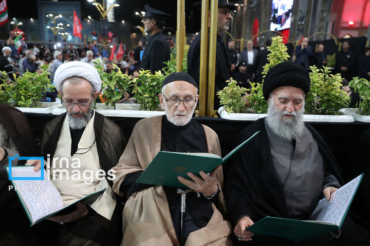 مراسم «آقای شهید ایران» در حرم مطهر رضوی