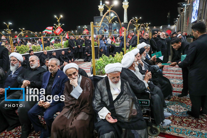 مراسم «آقای شهید ایران» در حرم مطهر رضوی