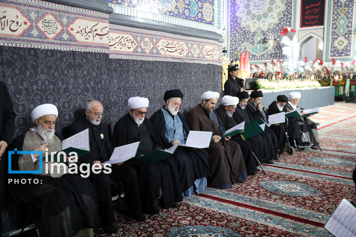 مراسم «آقای شهید ایران» در حرم مطهر رضوی