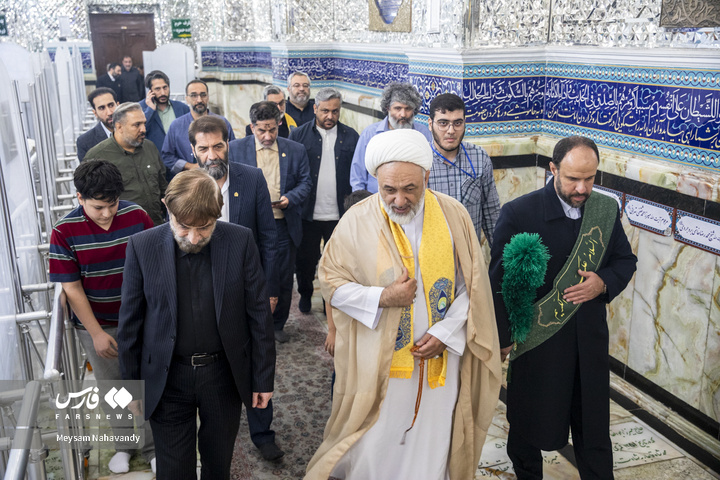 آئین غبارروبی آرامگاه مطهر حضرت عبدالعظیم حسنی علیه السلام