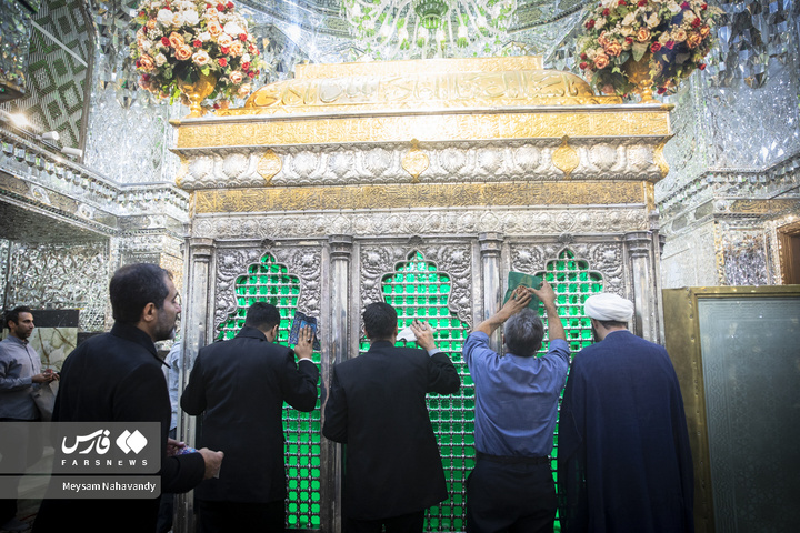 آئین غبارروبی آرامگاه مطهر حضرت عبدالعظیم حسنی علیه السلام
