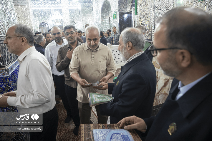 آئین غبارروبی آرامگاه مطهر حضرت عبدالعظیم حسنی علیه السلام