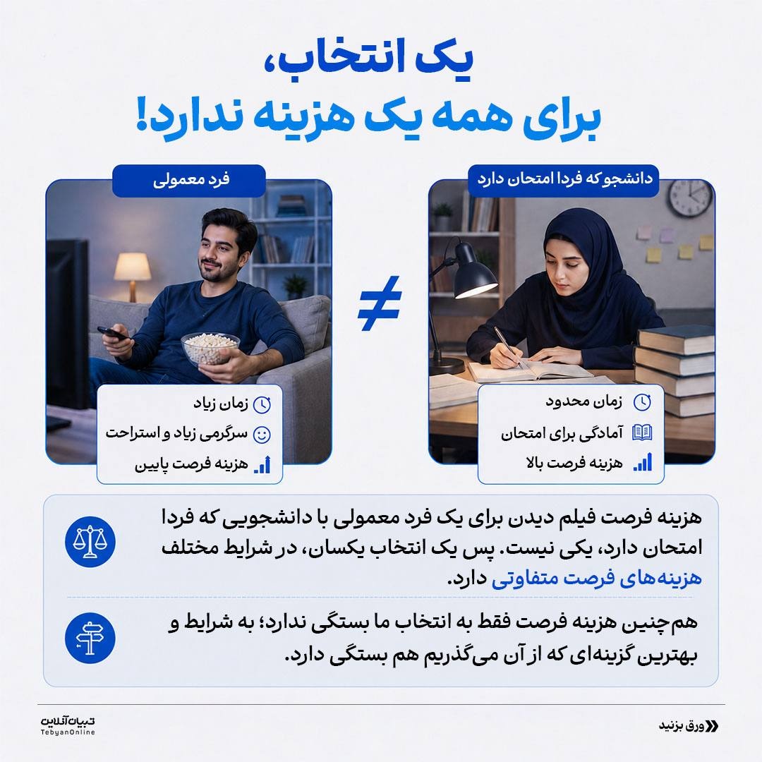 هزینه‌ تصمیم‌گیری‌هامون چقدره؟