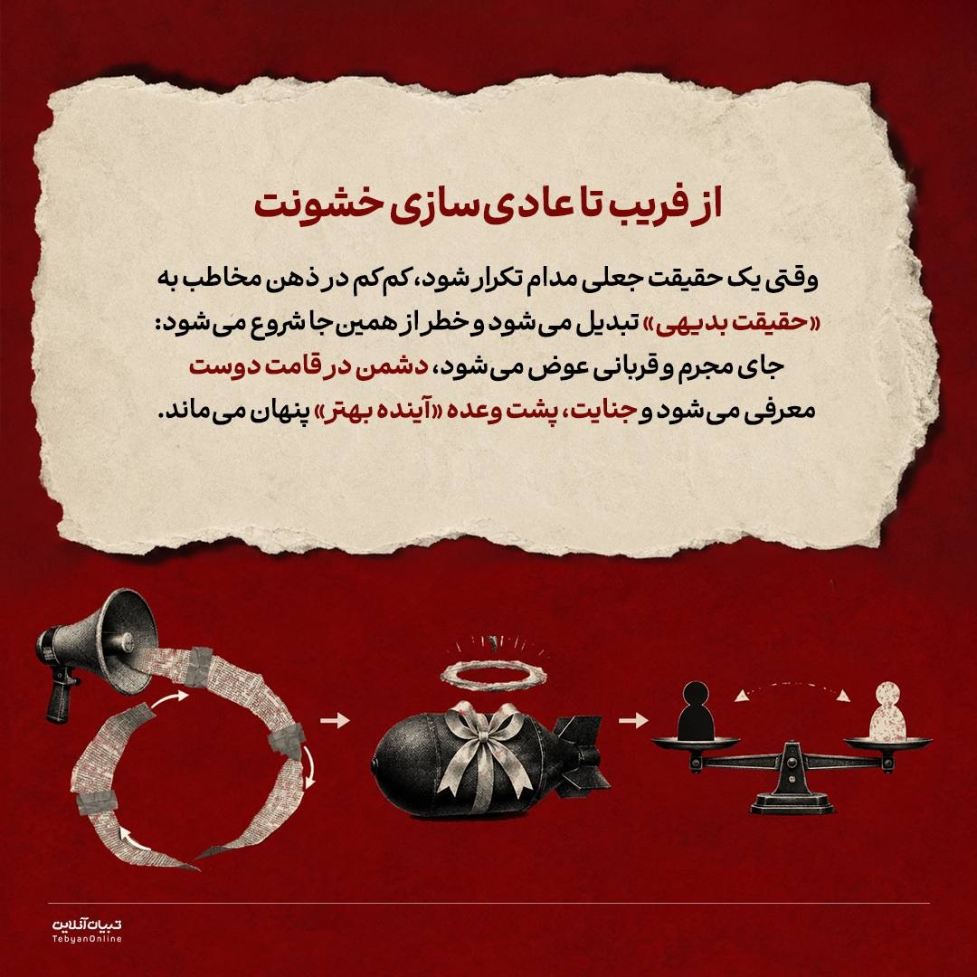 فریب رسانه‌ای برای توجیه جنایت