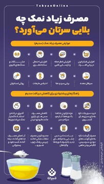 مصرف زیاد نمک چه بلایی سرتان می‌آورد؟