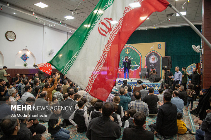 وداع با پیکر شهدای سنگر خیابان در مشهد
