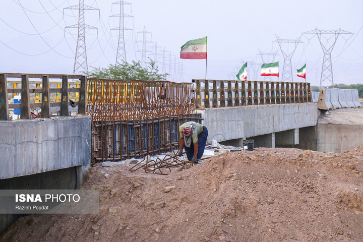 آخرین مراحل بازسازی پل‌های آسیب دیده هرمزگان در جنگ با آمریکا