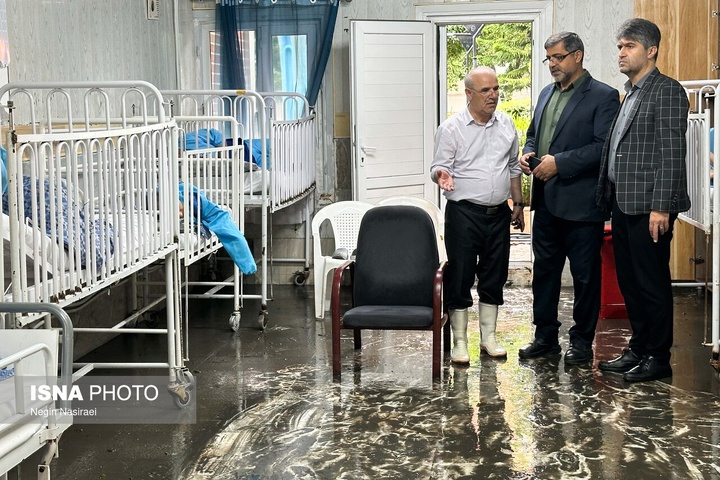 خسارات ناشی از بارندگی شدید و طوفان - بابل