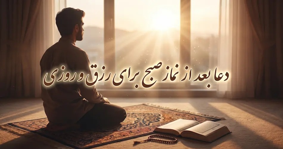 دعا بعد از نماز صبح برای رزق و روزی