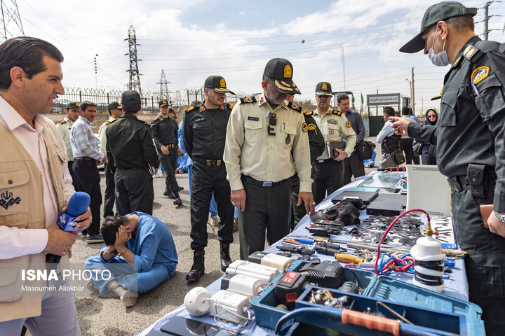 نمایشگاه کشفیات پلیس آگاهی البرز