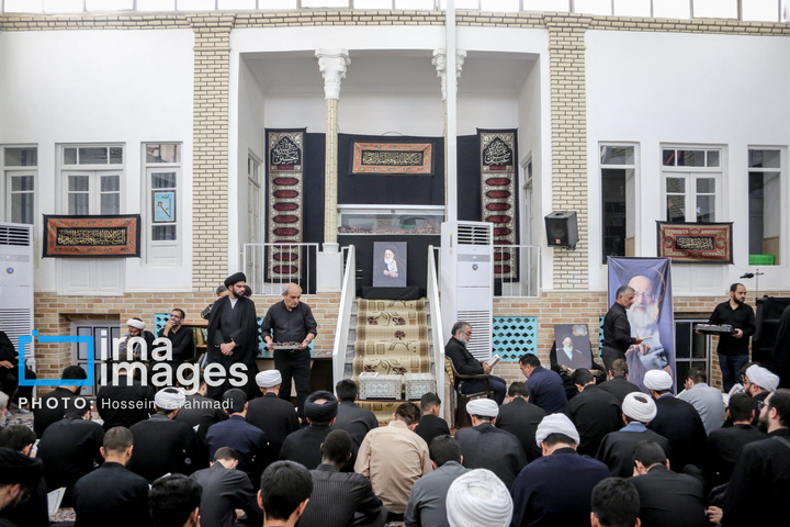 مراسم وداع با پیکر آیت‌الله «شبیری زنجانی»