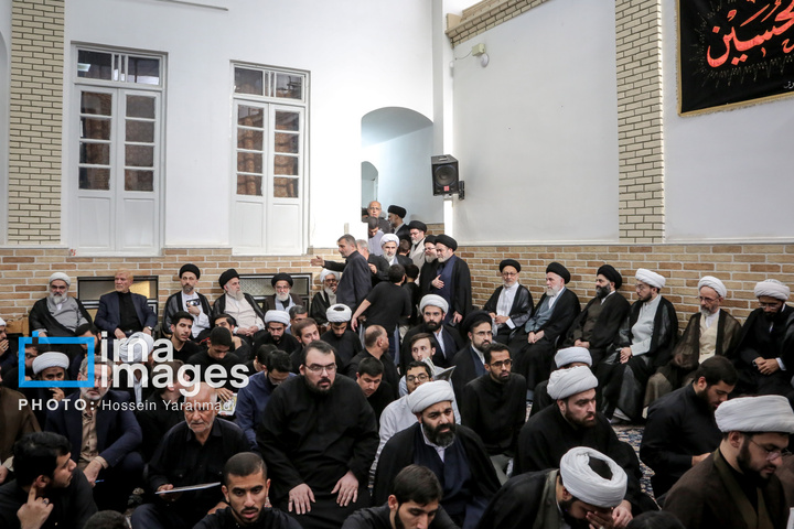 مراسم وداع با پیکر آیت‌الله «شبیری زنجانی»