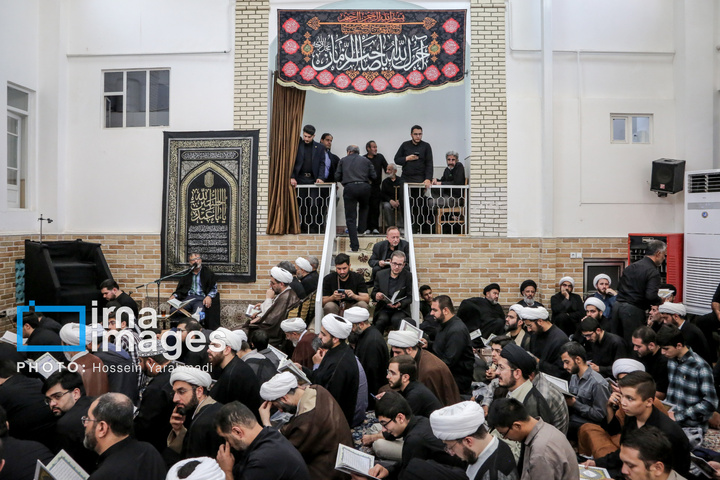 مراسم وداع با پیکر آیت‌الله «شبیری زنجانی»