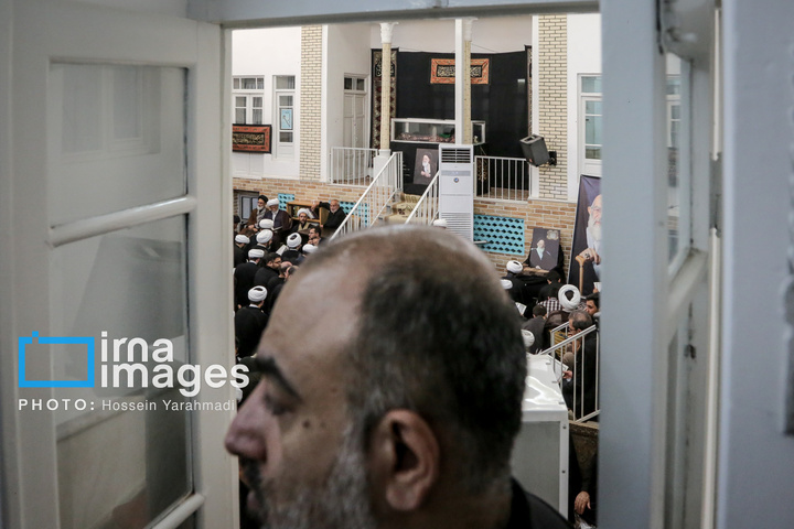 مراسم وداع با پیکر آیت‌الله «شبیری زنجانی»