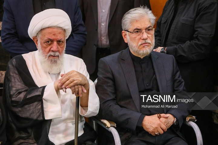 تشییع پیکر آیت‌الله العظمی شبیری زنجانی در قم - 1