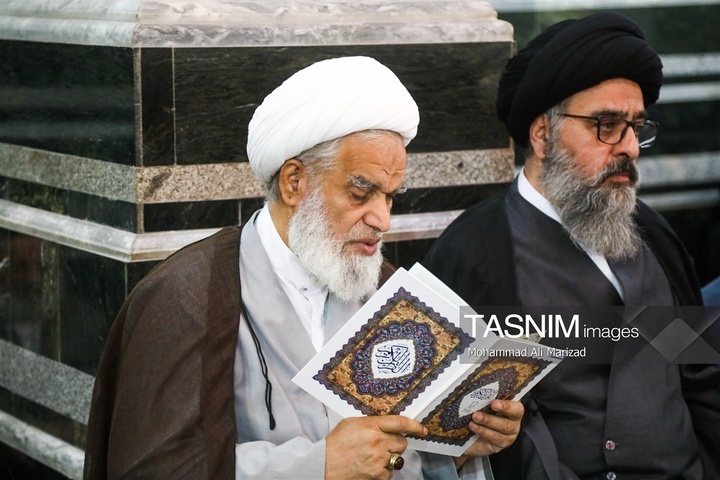 تشییع پیکر آیت‌الله العظمی شبیری زنجانی در قم - 1