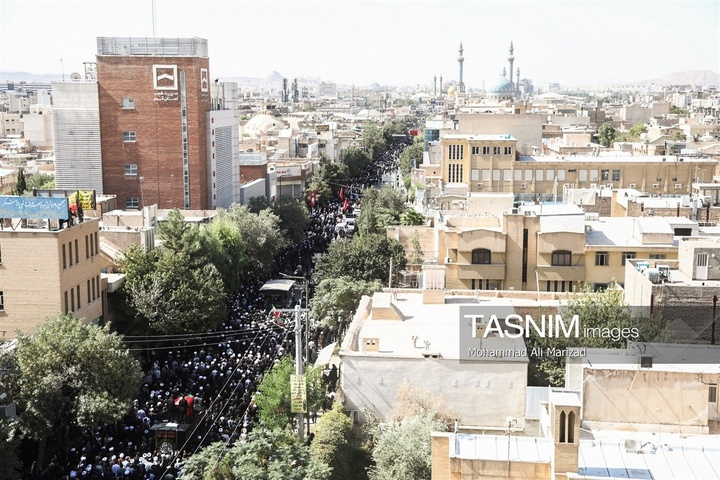 تشییع پیکر آیت‌الله العظمی شبیری زنجانی در قم - 1