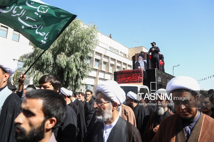 تشییع پیکر آیت‌الله العظمی شبیری زنجانی در قم - 1