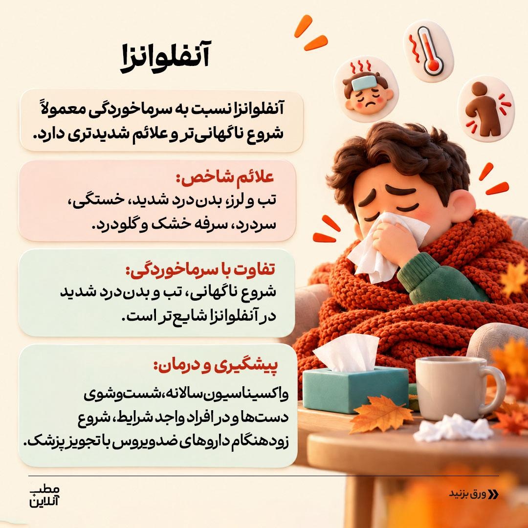 مقابله با ۵ بیماری شایع پاییزی