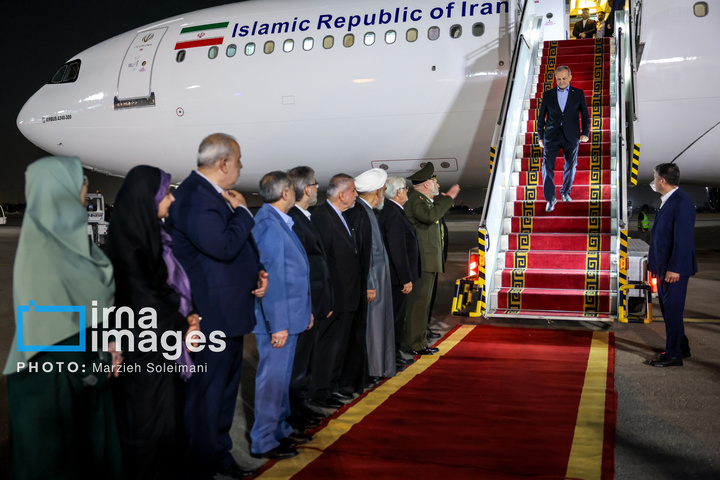 بازگشت رئیس جمهور از نیویورک