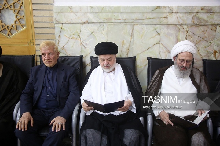 گرامیداشت آیت الله شبیری زنجانی در حرم حضرت معصومه سلام الله علیها
