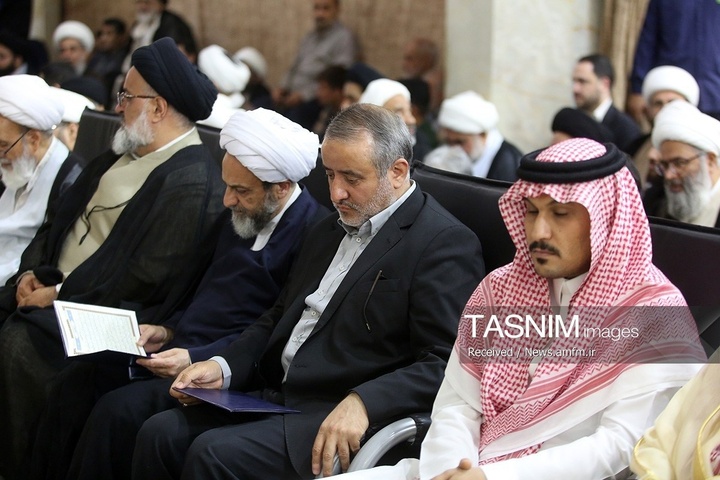 گرامیداشت آیت الله شبیری زنجانی در حرم حضرت معصومه سلام الله علیها