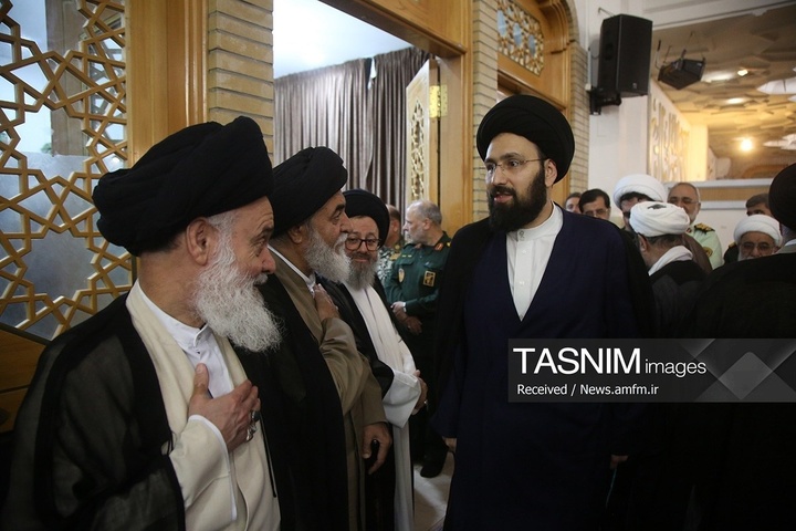 گرامیداشت آیت الله شبیری زنجانی در حرم حضرت معصومه سلام الله علیها