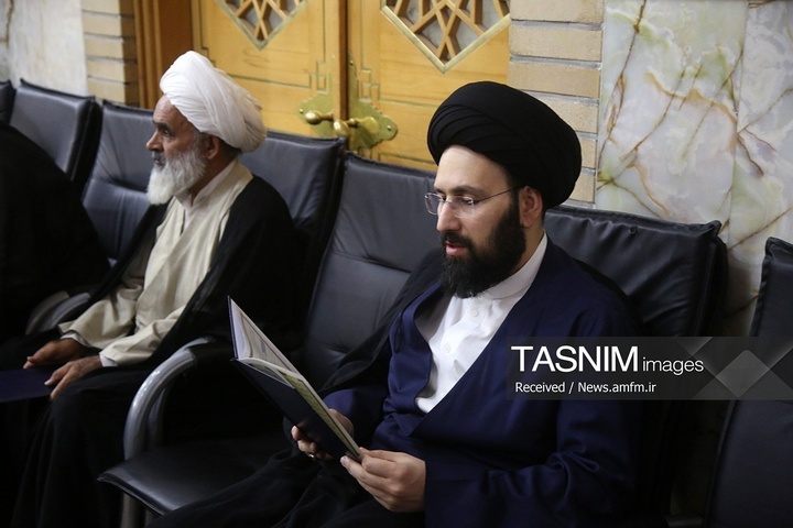 گرامیداشت آیت الله شبیری زنجانی در حرم حضرت معصومه سلام الله علیها