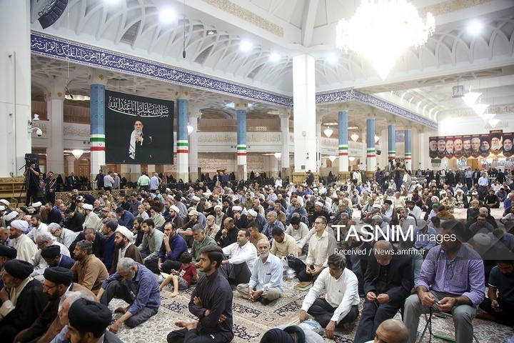 گرامیداشت آیت الله شبیری زنجانی در حرم حضرت معصومه سلام الله علیها