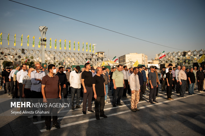 آموزش جان‌فدایان در میدان امام حسین علیه السلام