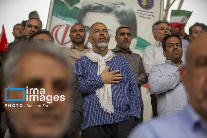 رزمایش «جان‌فدایان» در کرمانشاه