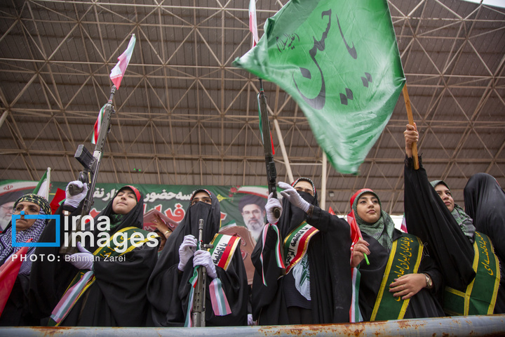 رزمایش «جان‌فدایان» در کرمانشاه