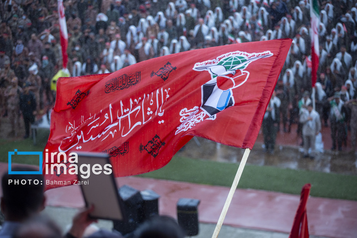 رزمایش «جان‌فدایان» در کرمانشاه