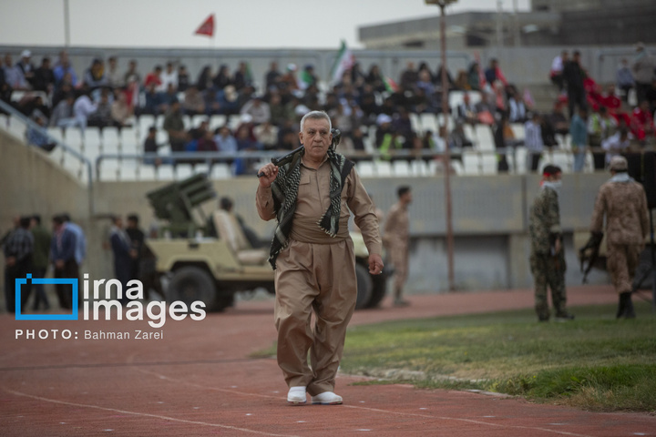 رزمایش «جان‌فدایان» در کرمانشاه