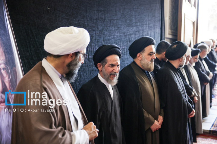 مراسم ختم آیت‌الله «شبیری زنجانی»