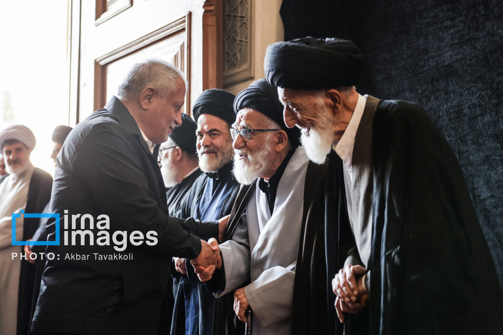 مراسم ختم آیت‌الله «شبیری زنجانی»