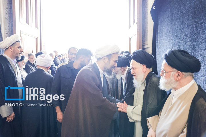 مراسم ختم آیت‌الله «شبیری زنجانی»