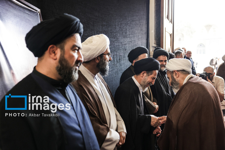 مراسم ختم آیت‌الله «شبیری زنجانی»