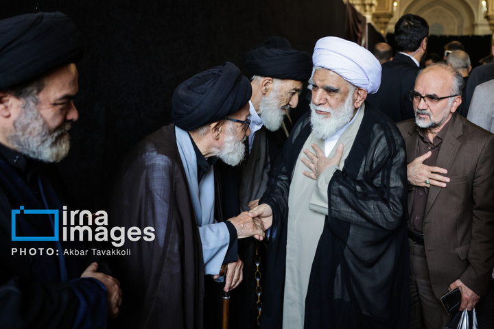 مراسم ختم آیت‌الله «شبیری زنجانی»