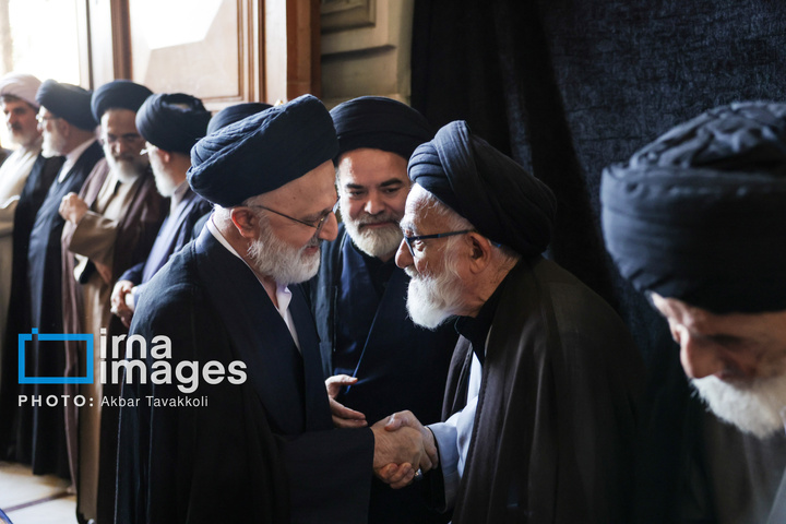 مراسم ختم آیت‌الله «شبیری زنجانی»