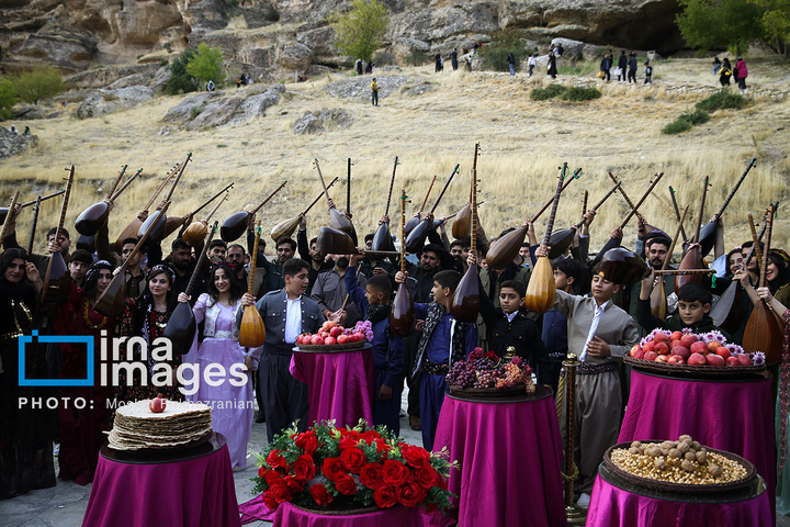 جشن جهانی «مهرگان» در غار کرفتو