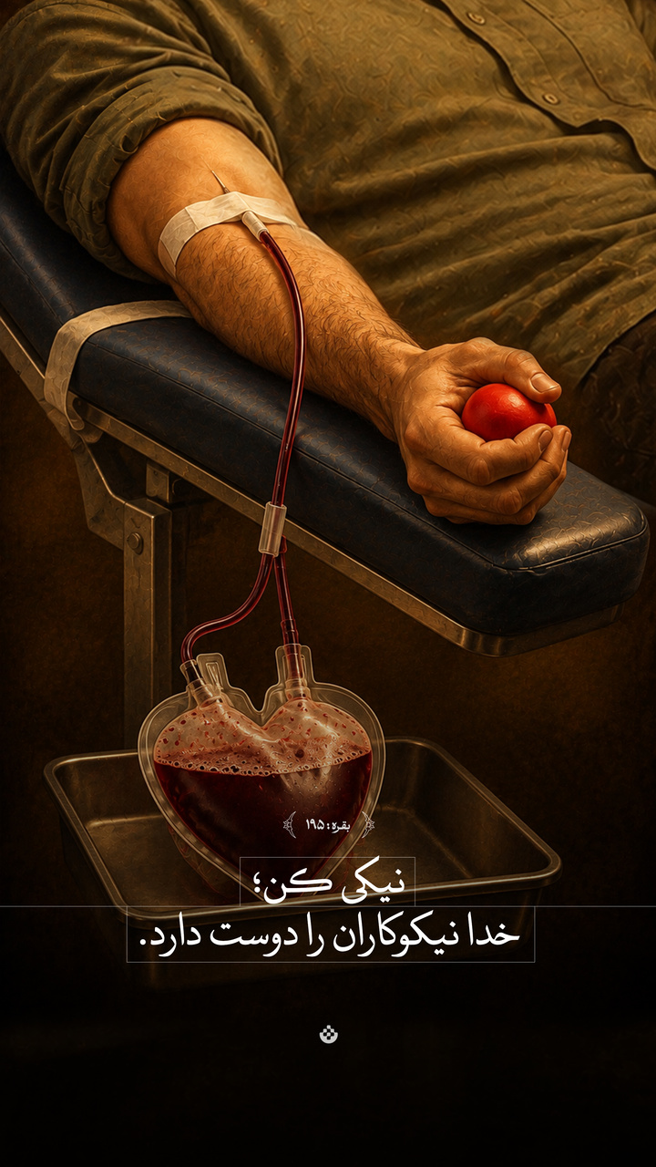 نیکی کن؛ خدا نیکوکاران را دوست دارد
